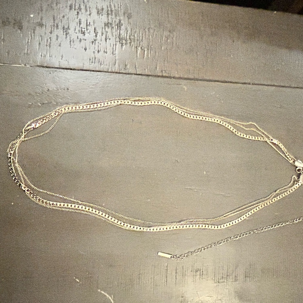 3 strand gold coloured chain belt 40”
